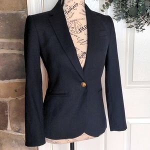 J Crew Wool Nautical Wool Blazer